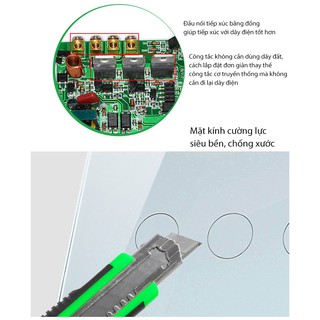 CÔNG TẮC CẢM ỨNG 2 NÚT CHẠM CT2 - KAWASAN