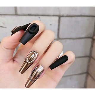charm mắt xích trang trí móng tay