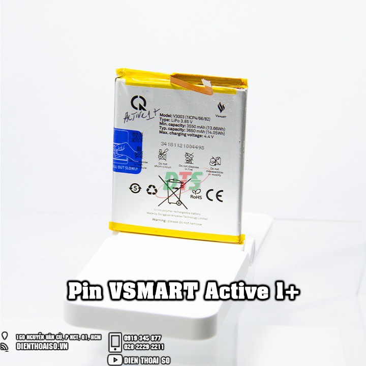 Pin Vsmart Active 1 plus