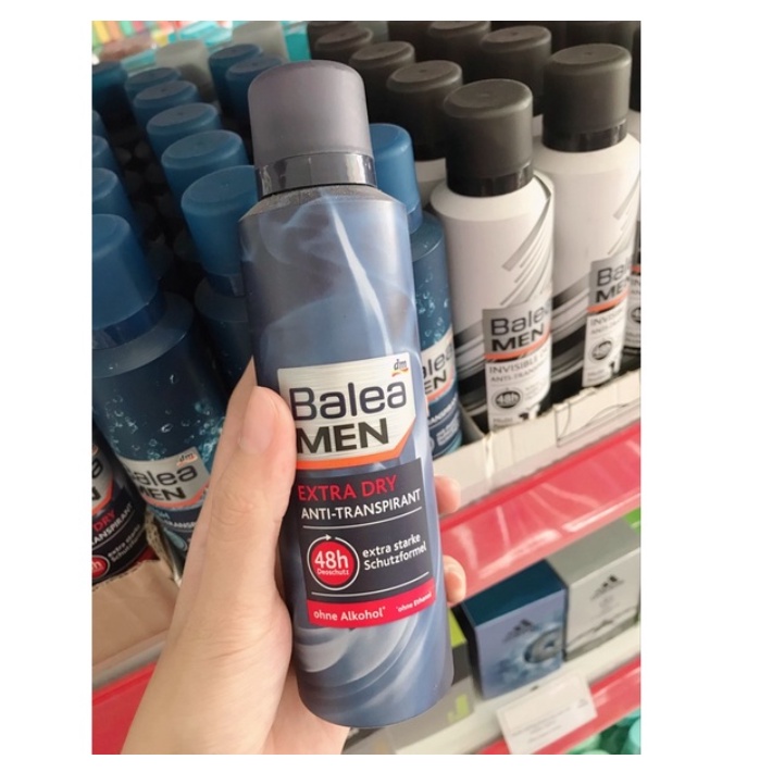Xịt khử mùi cơ thể Balea Men Đức 200ml ngăn mồ hôi, hương thơm nam tính - Shop Viloet