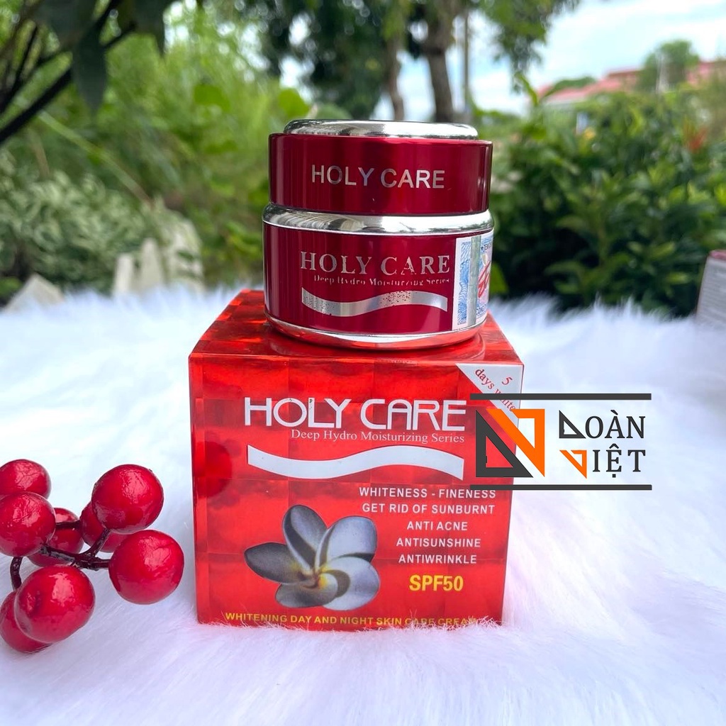 Kem FACE ngừa Nhăn da, lão hoá, Mụn nám , Dưỡng trắng tái tạo da HoLy Care - Hàng chuẩn loại 1,an toàn cho da