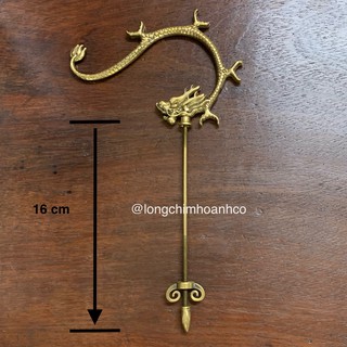 Móc Rồng Đồng Vàng Than Mi Lửa Chào Mào