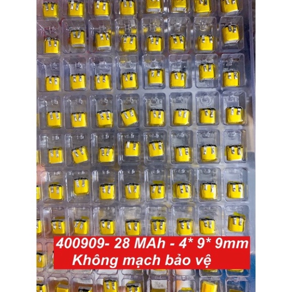 ❤️𝑭𝑹𝑬𝑬𝑺𝑯𝑰𝑷 ❤ Pin tai nghe 3.7V - Pin Lithium 40/50mAh cho tai nghe  nhiều kích thước