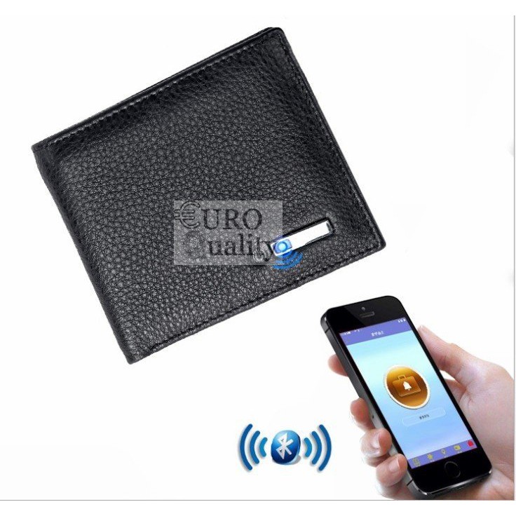 Ví nam chống mất cắp định vị, báo động thông qua ứng dụng Smartphone Euro Quality (Đen)