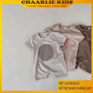 Bộ Body Cho Bé, Bộ Liền Thân Circle Trẻ Em Chất Thun Cotton Cho Cả Bé Trai Bé Gái Quần Áo Trẻ Em Chaarlie Kids