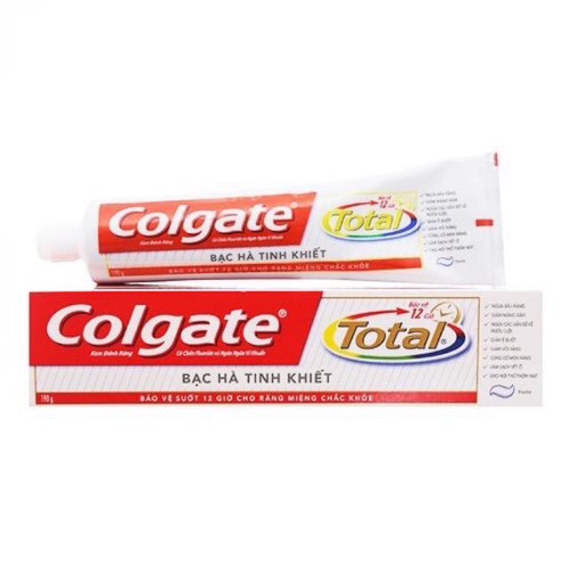 Kem đánh răng Colgate Total Bạc hà tinh khiết chống ê buốt răng mẫu mới