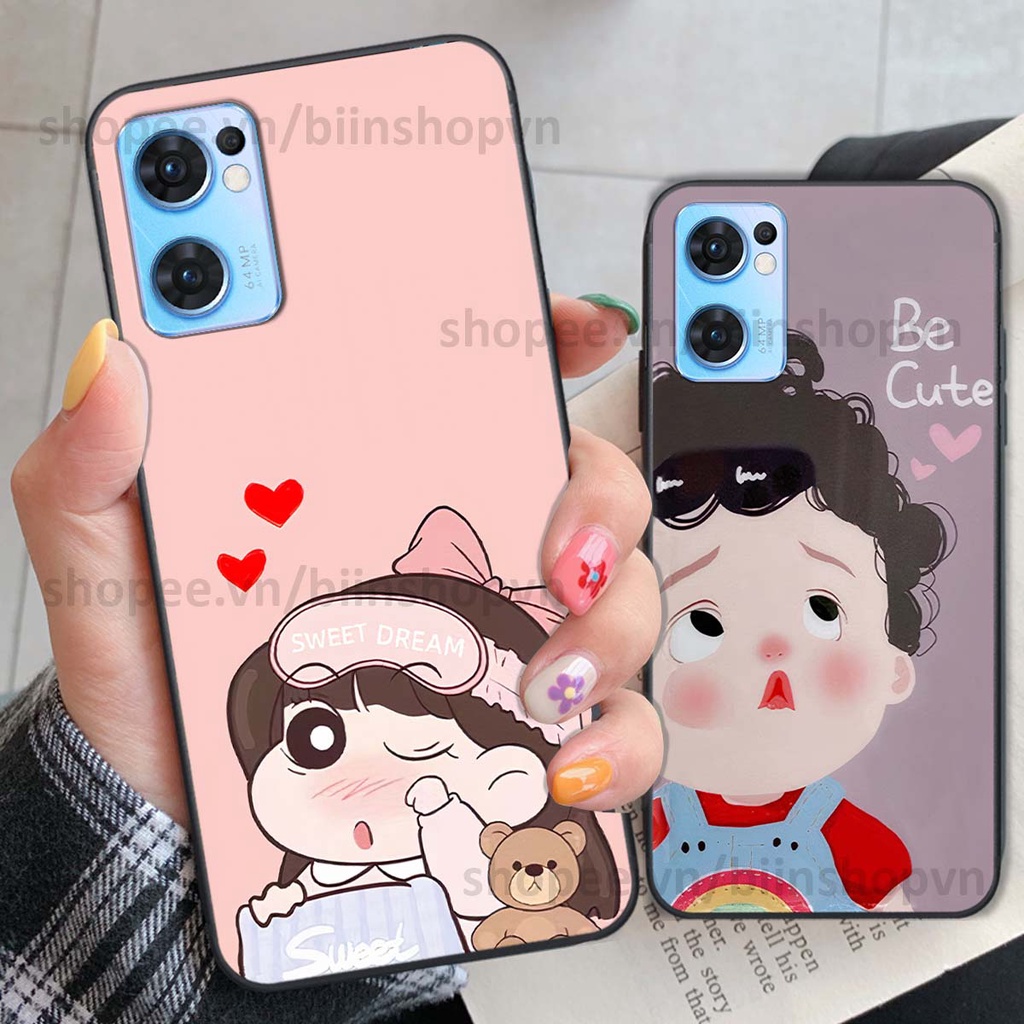 Ốp Oppo Reno7 / Reno7 Z 5G / Reno 7 in hình baby siêu dễ thương, ngộ nghĩnh đáng yêu