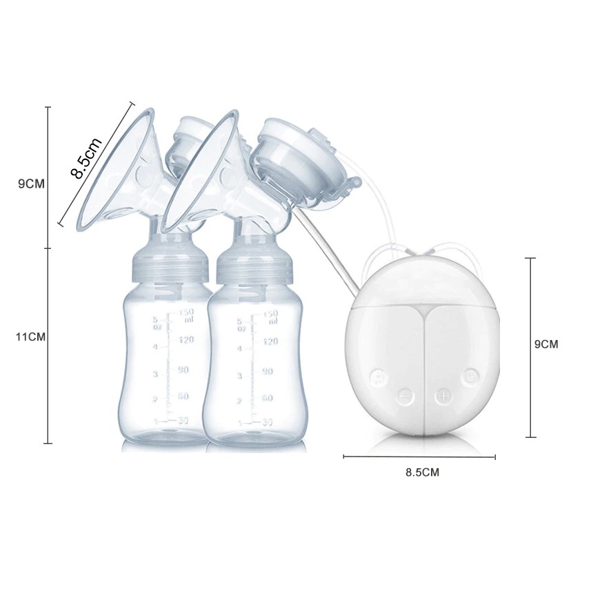 Máy Hút Sữa Điện Đôi Electric Breast Pump D-112 Hút Êm Không Đau Rát - BẢO HÀNH ĐỔI MỚI