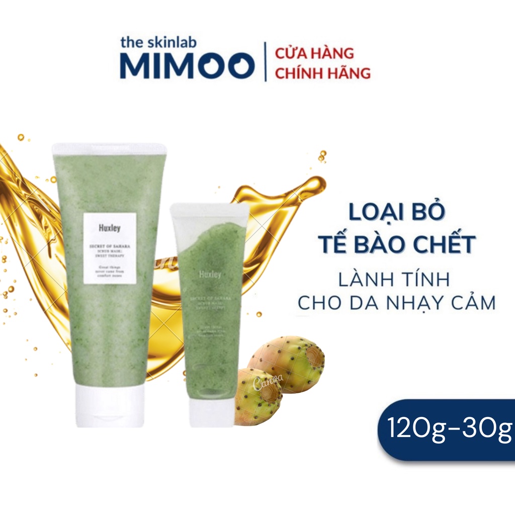 Mặt nạ tẩy tế bào chết Huxley Scrub Mask: Sweet Therapy 120g