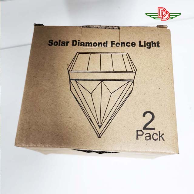 Đèn LED Treo Tường Hình kim cương Năng Lượng Mặt Trời lk0412