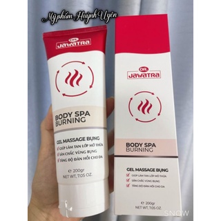 Gel massage tan mỡ bụng jawatra 200gr
