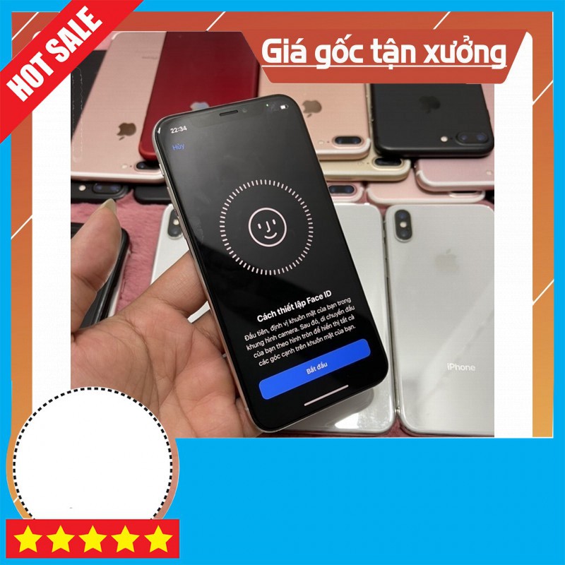 attdĐiện Thoại iPhone X 64G Màu Trắng Bản Quốc Tế Nguyên Zin Có Face ID Đủ Chức Năng Giá Tốtstdb