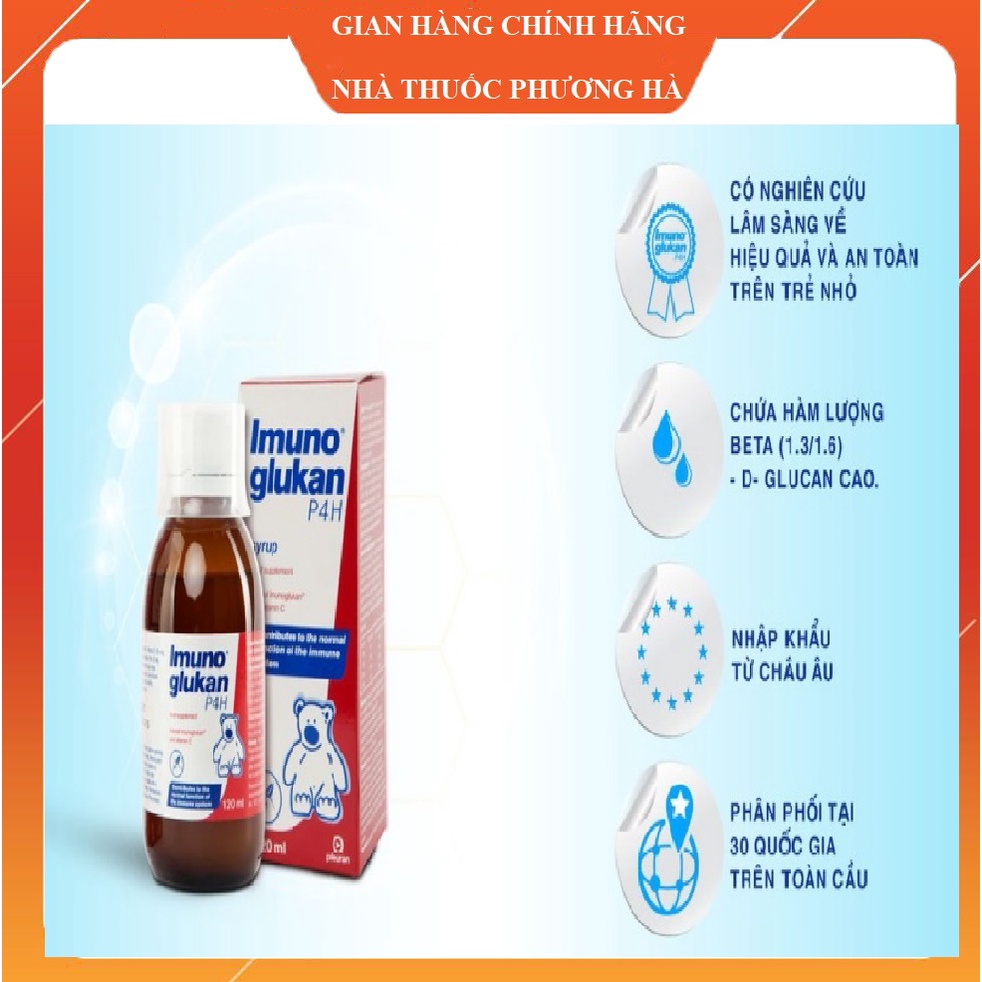 Imunoglukan Tăng sức đề kháng ,tăng cường hệ miễn dịch cho bé
