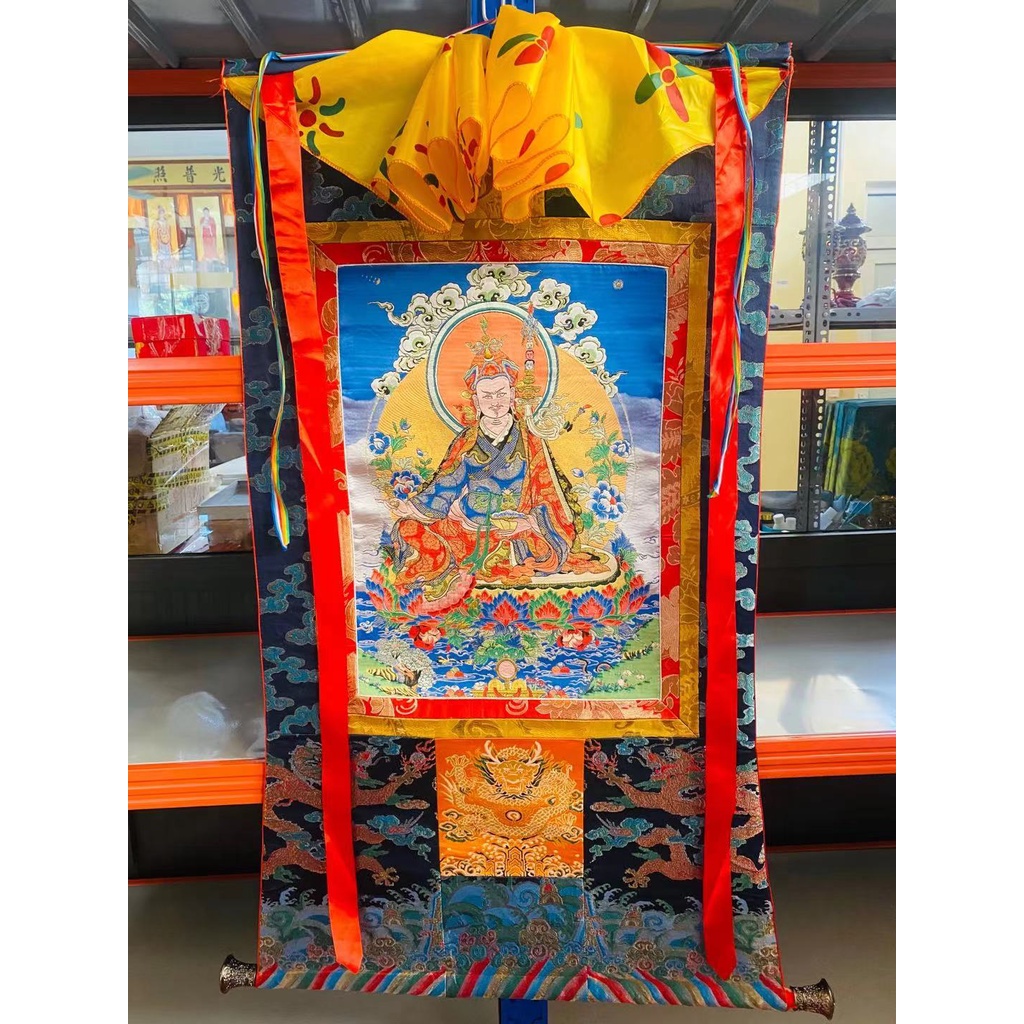 [PBMC]Thangka thêu 1.3m - Gấm Tây Tạng
