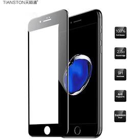 Kính cường lực iphone full màn hình 6,6plus,7,7plus,8,8plus,,x,xs tặng kèm khăn lau.