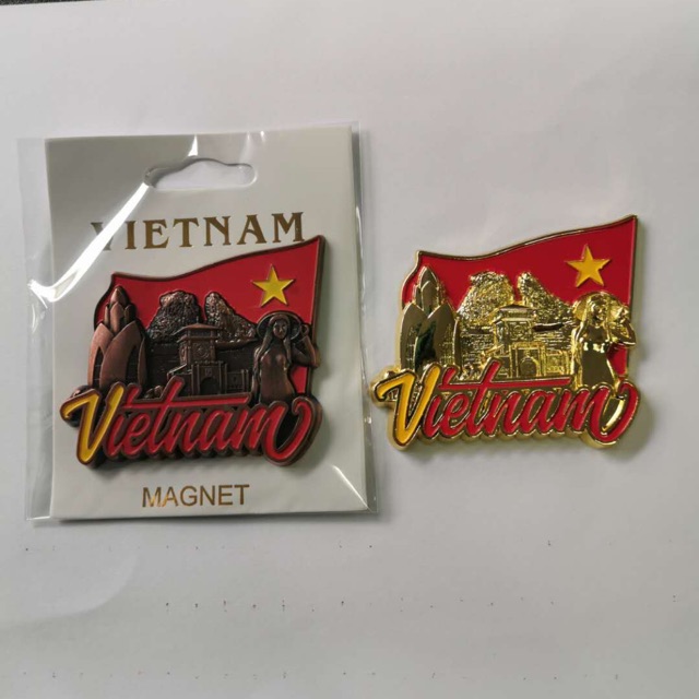 ⚡FREESHIP Extra ⚡ Dính tủ lạnh địa danh việt nam , hình ảnh 3D chất liệu kim loại