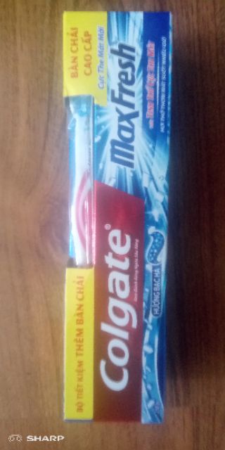 (Tặng bàn chải cao cấp) - kem đánh răng colgate maxfresh