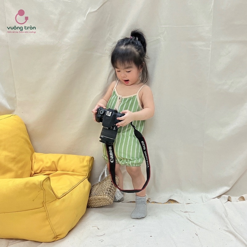Bộ đồ liên thân Vuông Tròn cho bé
