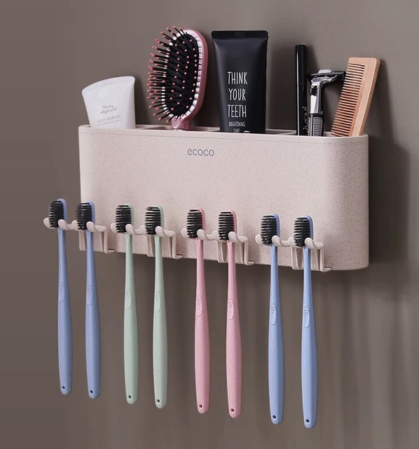 (Ecoco SIÊU RẺ) Kệ cắm chải lúa mạch Ecoco kèm cốc