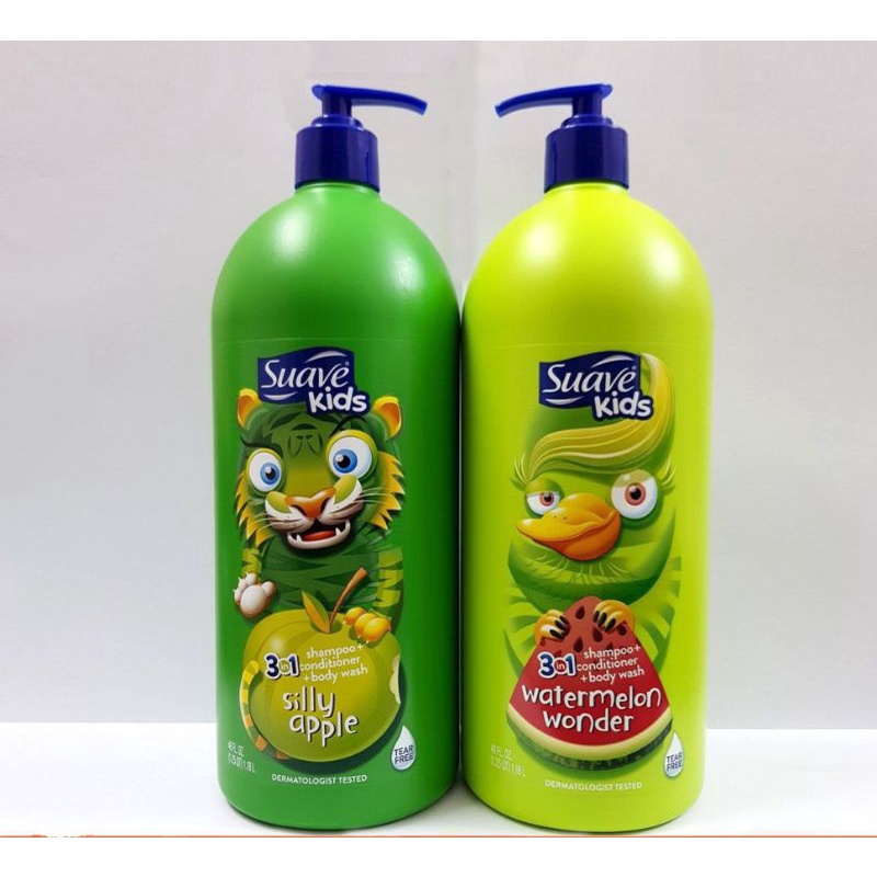 Sữa tắm gội cho bé Suave kids 3in1 532ml - 828ml - 1180ml