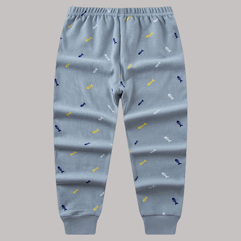 Quần Legging Cotton Dài 100-150cm Giữ Ấm Mùa Thu Đông Cho Bé Trai Và Bé Gái