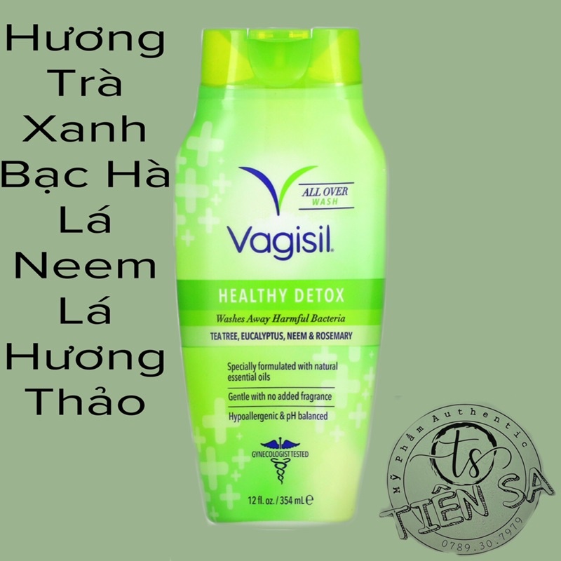 Dung dịch vệ sinh Vasigil Wash 354ml (order tại Mỹ) bao check