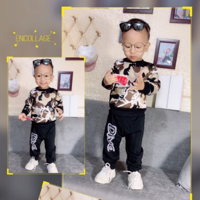 Bộ rằn ri bé trai