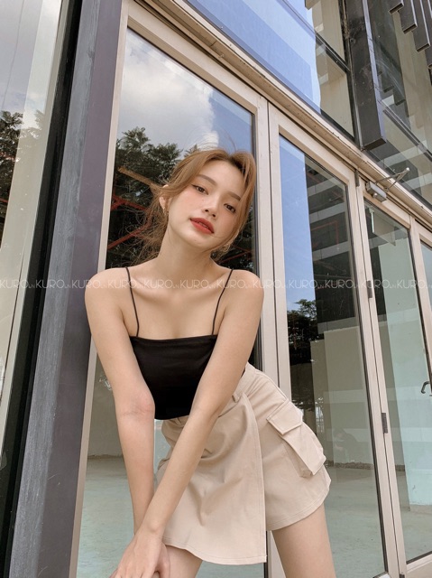 Quần váy túi hộp 2 màu (hình shop chụp điện thoại) | BigBuy360 - bigbuy360.vn