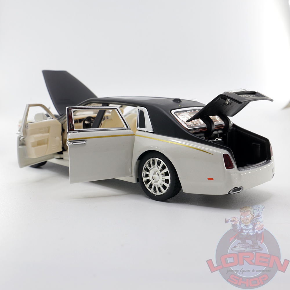 Mô hình Ô tô kim loại Rolls Royce Phantom VIII, xe siêu sang đồ chơi tỷ lệ 1:32 dài 17cm lorenshop