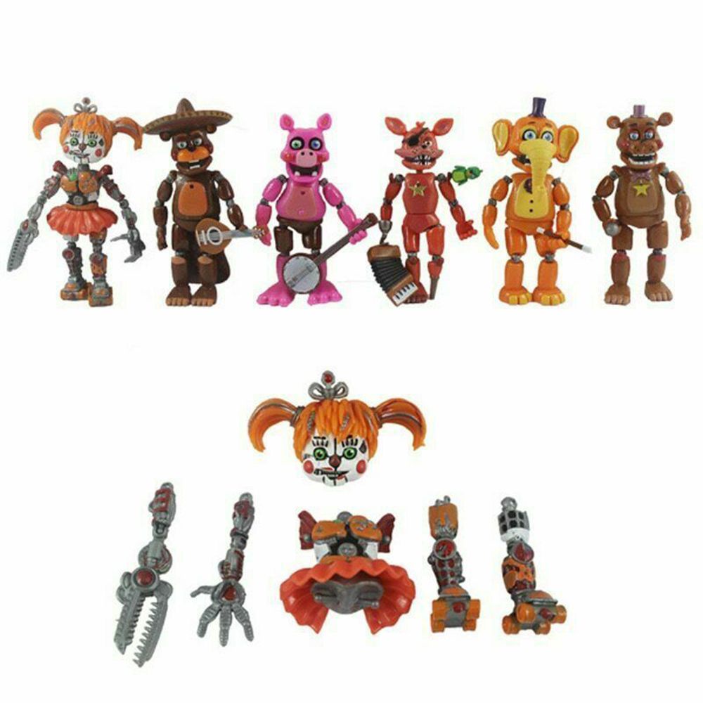 Mô hình chú gấu Bonnie Foxy Fazbear FNAF cỡ nhỏ dành cho trang trí nhà cửa