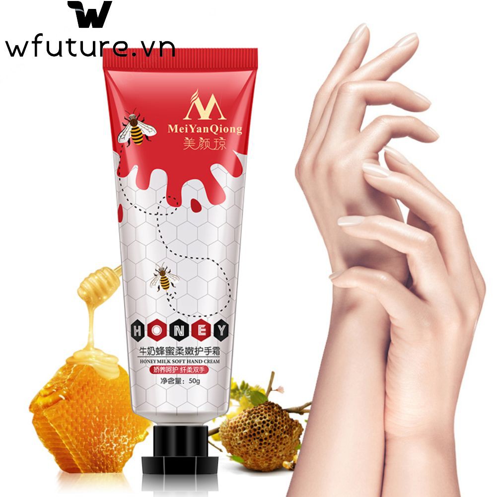 ✾✾ Honey Milk Soft Hand Cream Lotions Serum Repair Nourishing Hand Skin Care Anti Chapping Anti Aging Moisturizing Whitening Cream 【Wfuture】