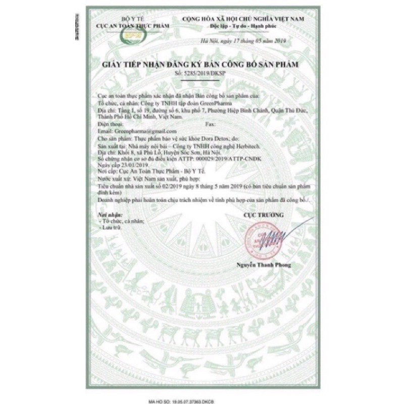 [CAM KẾT CHÍNH HÃNG ] DORA DETOX GIẢM MỞ ĐẸP DA ( tặng gel huỷ mỡ) | BigBuy360 - bigbuy360.vn