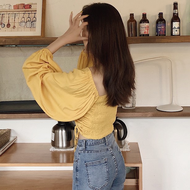 Áo sơ mi nữ tay dài Emilyshop ulzzang