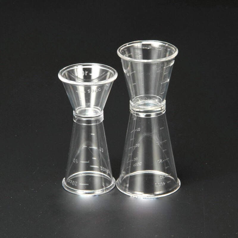 Ly đong định lượng nhựa 2 đầu 10-20ml và 20-40ml - jigger measuring cup