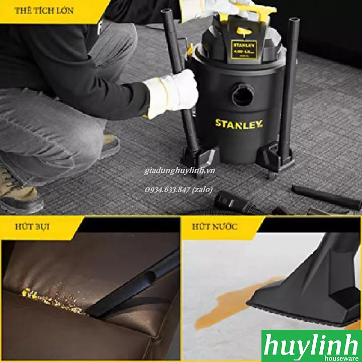 [Mã ELHA22 giảm 6% đơn 300K] Máy hút bụi khô và ướt Stanley SL19116P - 23 lít