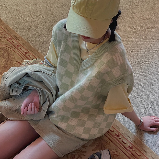 Áo Dệt Kim Sát Nách Thời Trang Trẻ Trung Cho Nữ