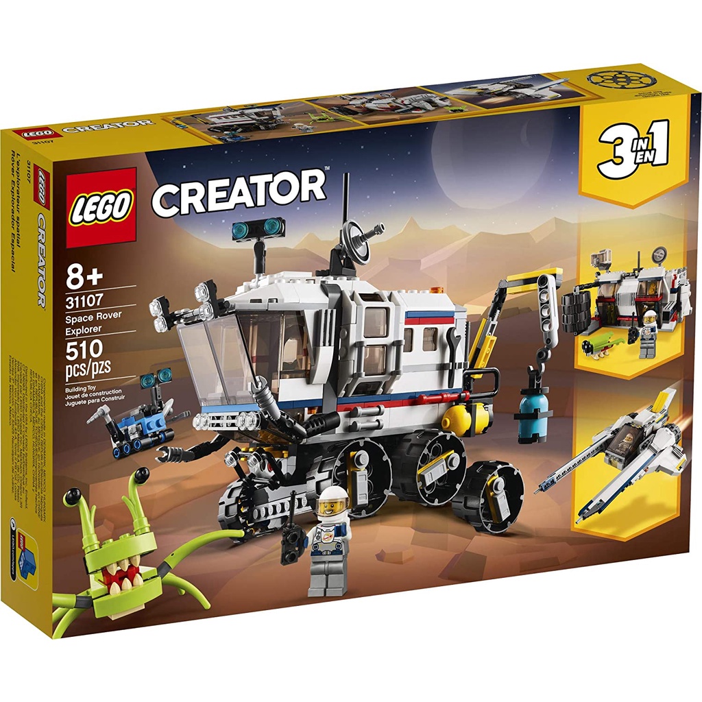 Đồ chơi LEGO CREATOR - Tàu Thám Hiểm Không Gian- mã 31107 - 510 chi tiết