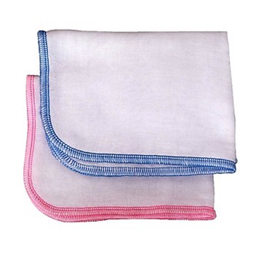 Bịch 5 khăn sữa 4 lớp cho bé loại lớn 40 x 37cm 100% cotton