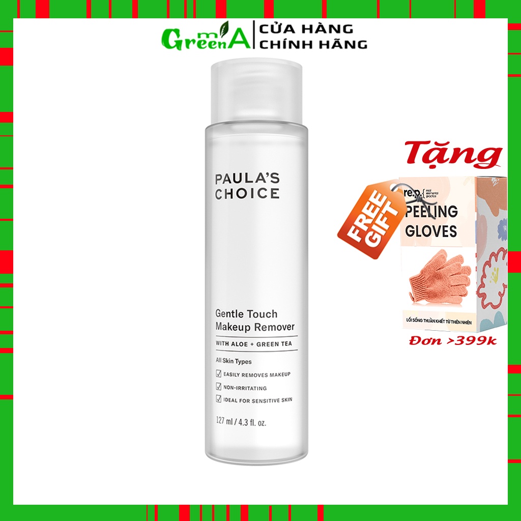Tẩy Trang Paula's Choice GENTLE TOUCH MAKEUP REMOVER 127ml Sạch Mọi Lớp Make Up Không Gây Khô Da [NHẬP KHẨU CHÍNH HÃNG]