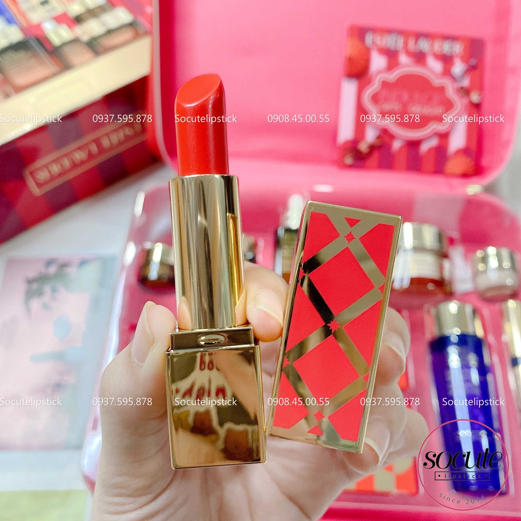 Son Estee Lauder Pure Color Envy Sculpting Lipstick 340 Unbox - Tách Set Vali