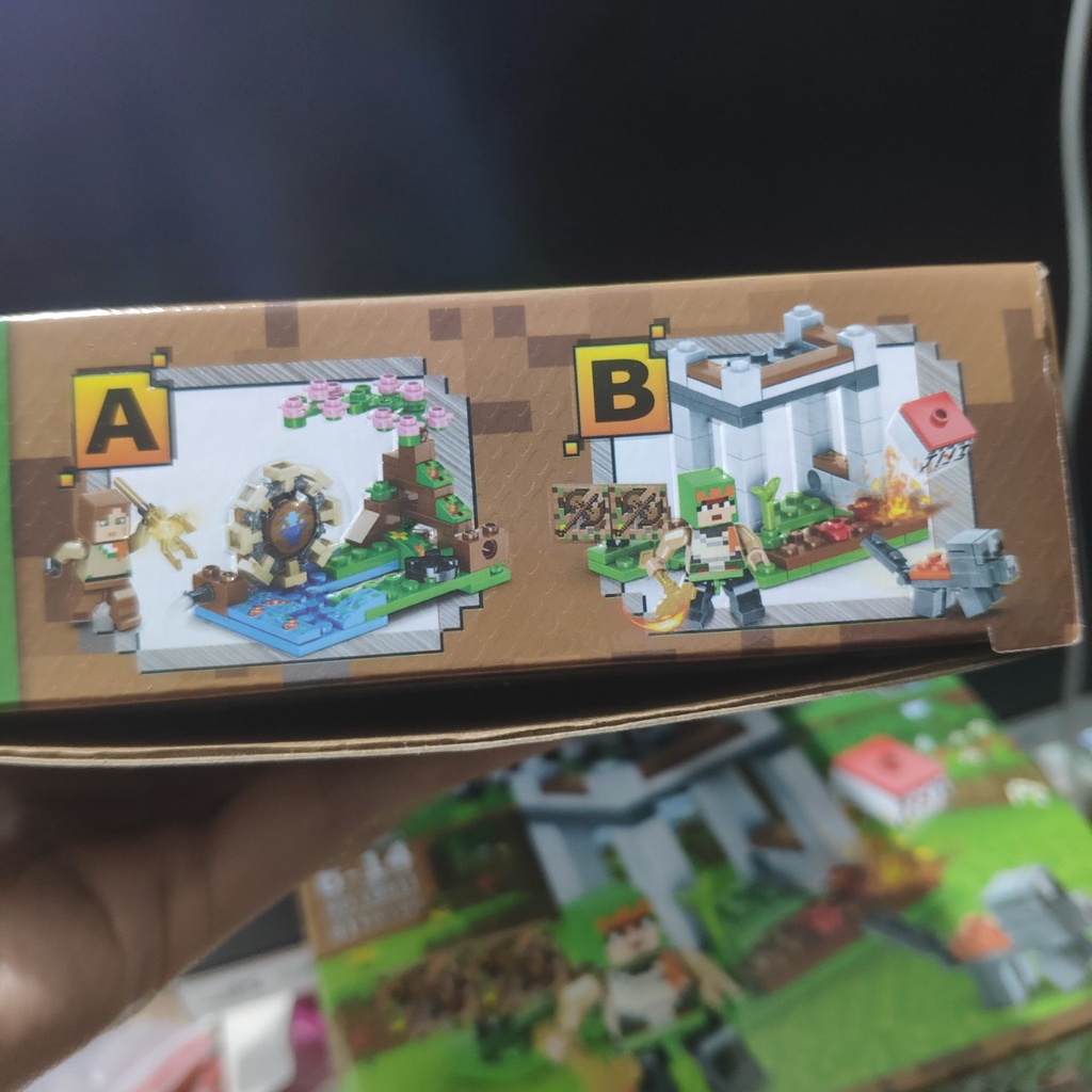 Đồ chơi DreamyKids thanh lý  Bộ ghép hình lego MY WORLD