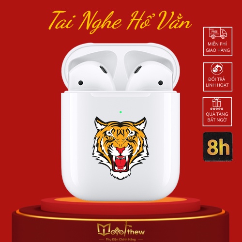 Tai Nghe Hổ Vằn 1562m Pin 8h Hàng Xịn. Tai Nghe Bluetooth TWS 2 Chip Louda Hồng Ngoại Cao Cấp Bảo Hành 6 Tháng