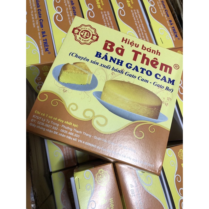 BÁNH GATO CAM BÀ THÊM ĐÀ NẴNG