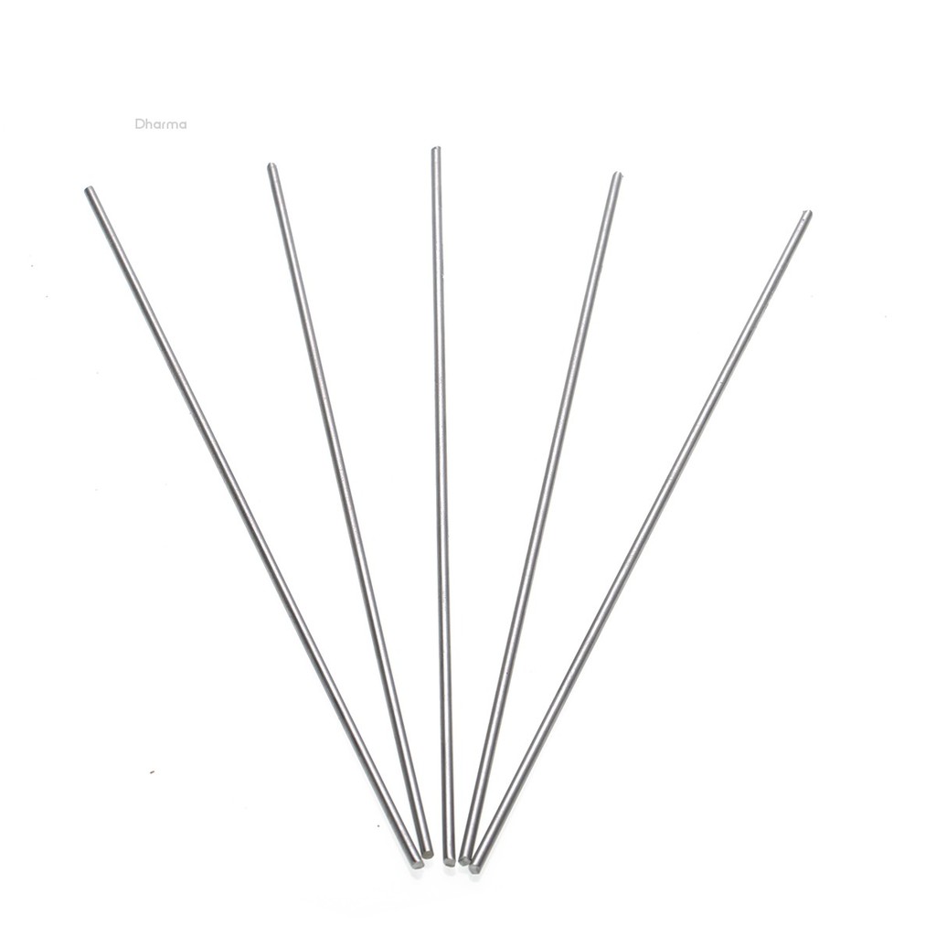 Set 5 Thanh Kim Loại Titan 5 GR5 Kích Thước 3mm * 25cm