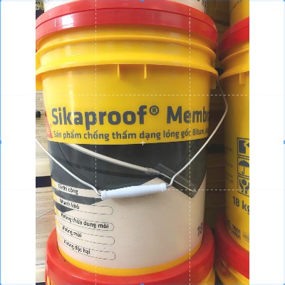 Sika proof Membrane (18kg) - Chống thấm gốc bitum - Màng lỏng chống thấm đàn hồi cao