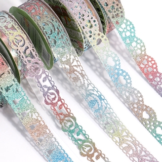Gold Lace Ribbon Floral Lace Ribbon DIY Lace Notebook