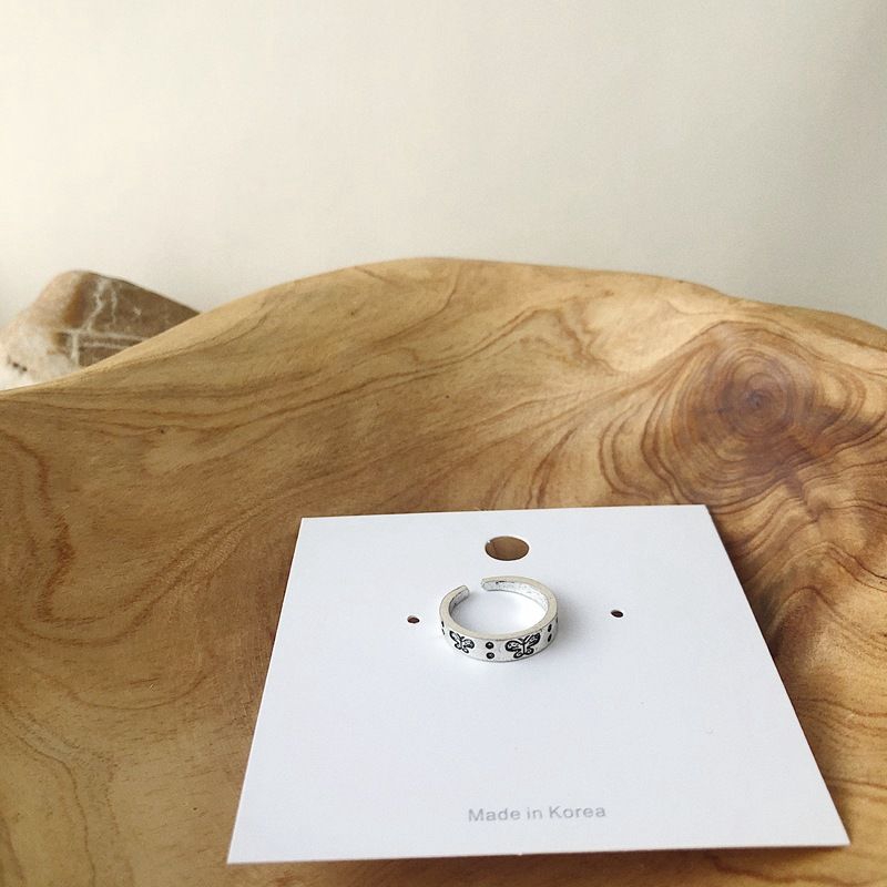 Nhẫn Thiết Kế Hình Bướm Phong Cách Hàn Quốc Xinh Xắn 22482 Dành Cho Nữ