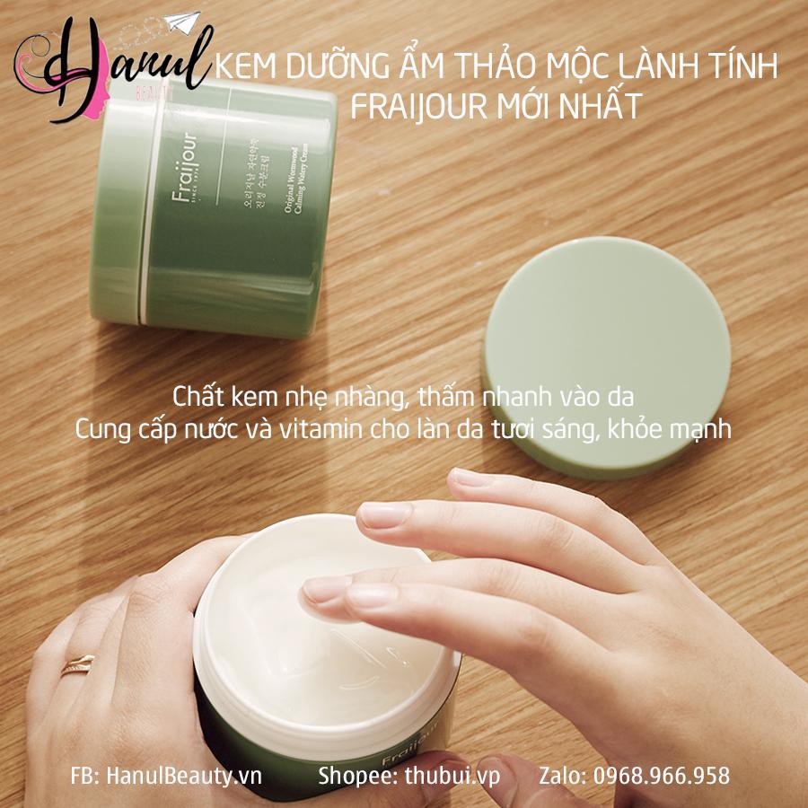 Kem Dưỡng Ẩm FRAIJOUR Thảo Mộc Original Wormwood Calming Watery Cream