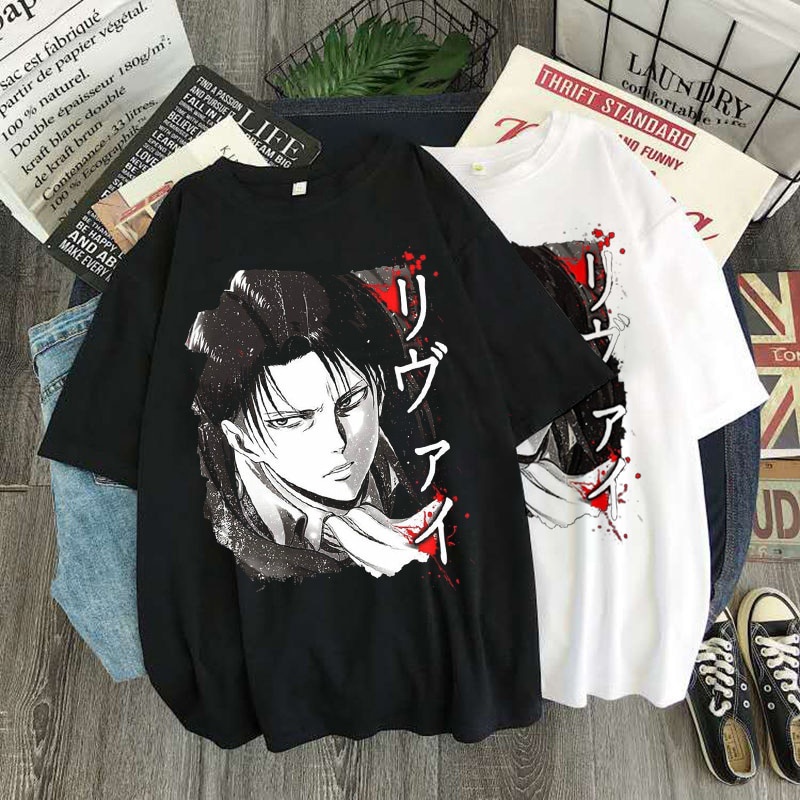 Áo thun Anime Attack On Titan Levi Ackerman Eye giá rẻ áo cực VIP