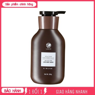 Sữa tắm dưỡng trắng ngừa mụn lưng men rượu SAKE LACO